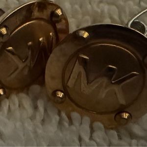 Rose gold post earrings fairly new